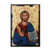 Jesus Christ Orthodox icon on canvas and wood