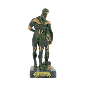 Hercules metal statue