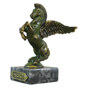 PEGASUS metal statue on base 11.5cm