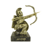 Archer metal statue