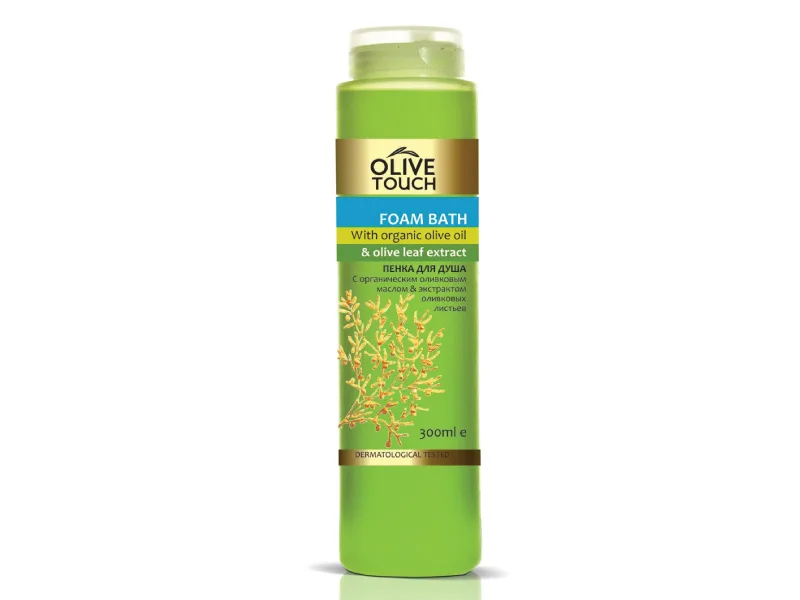Shower gel with olive oil