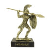 Leonidas metal statue with spear 10cm