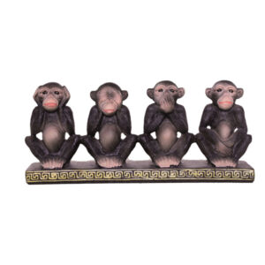 4 monkeys represent