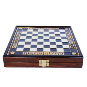 Chess set in wooden box