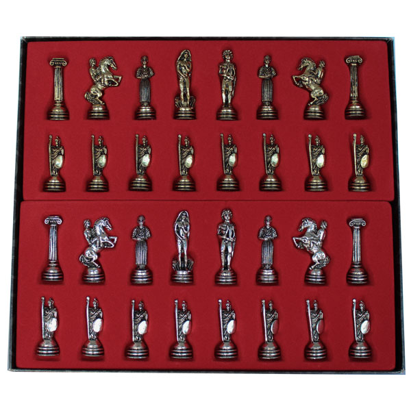 athina metal chess pieces