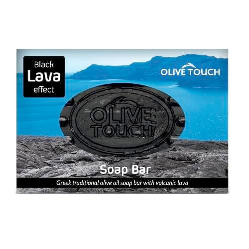 black lava soap