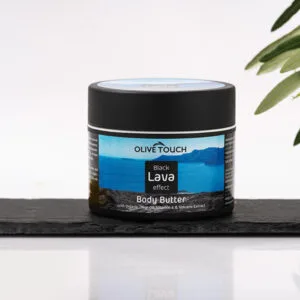 Black Lava Effect Body Butter 200ml with volcanic rock extract