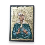 Saint Matrona Orthodox icon on canvas and wood