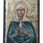 Saint Matrona Orthodox icon on canvas and wood