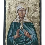 Saint Matrona Orthodox icon on canvas and wood